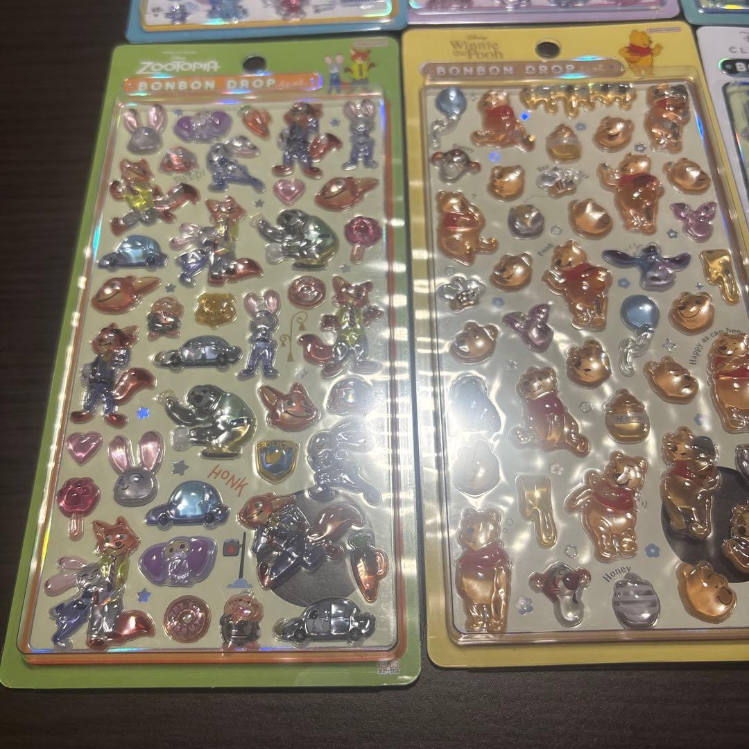 【正規品】ディズニー　ボンボンドロップシール　第2弾 全種