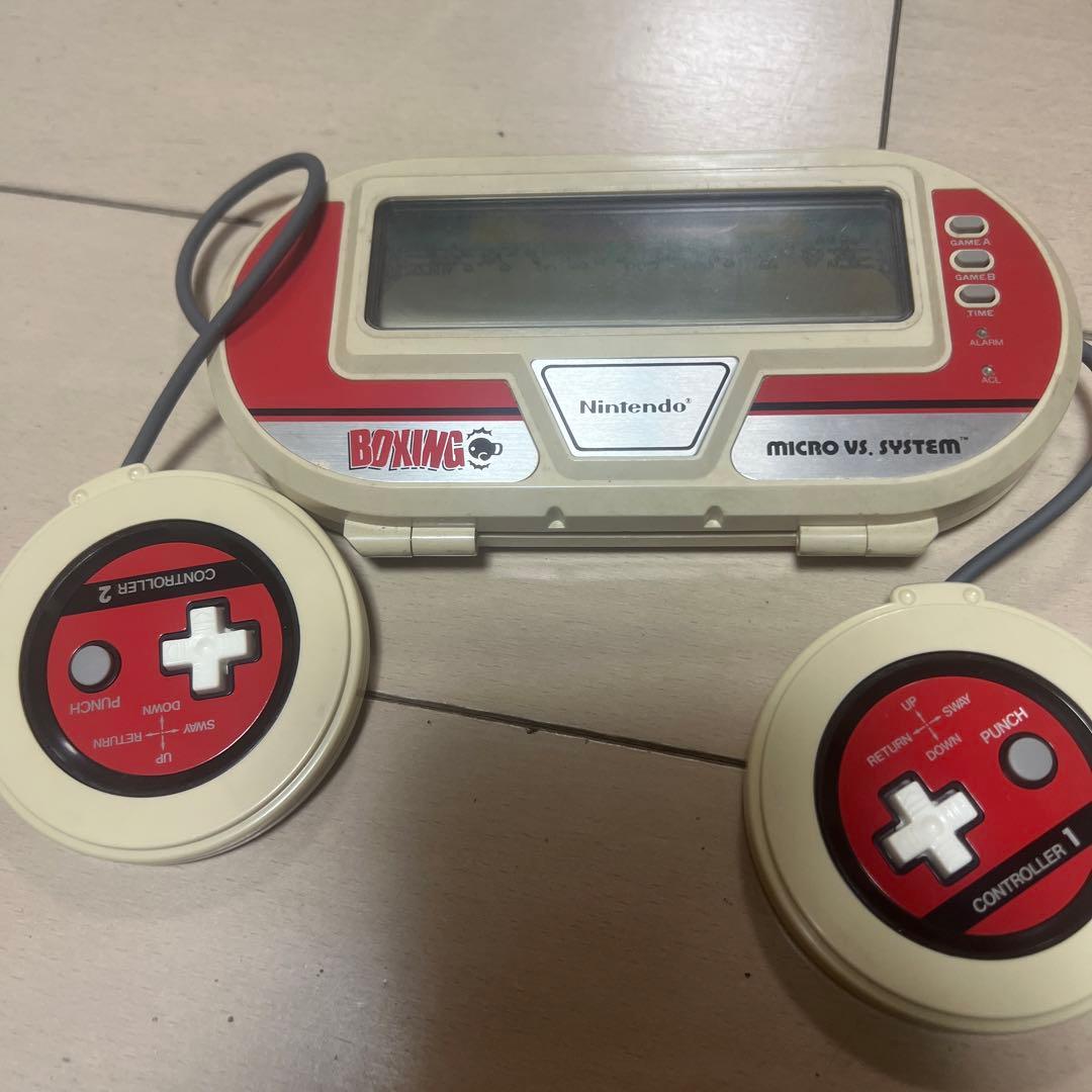 ニンテンドーゲームウォッチボクシング動作確認してませんジャンク品