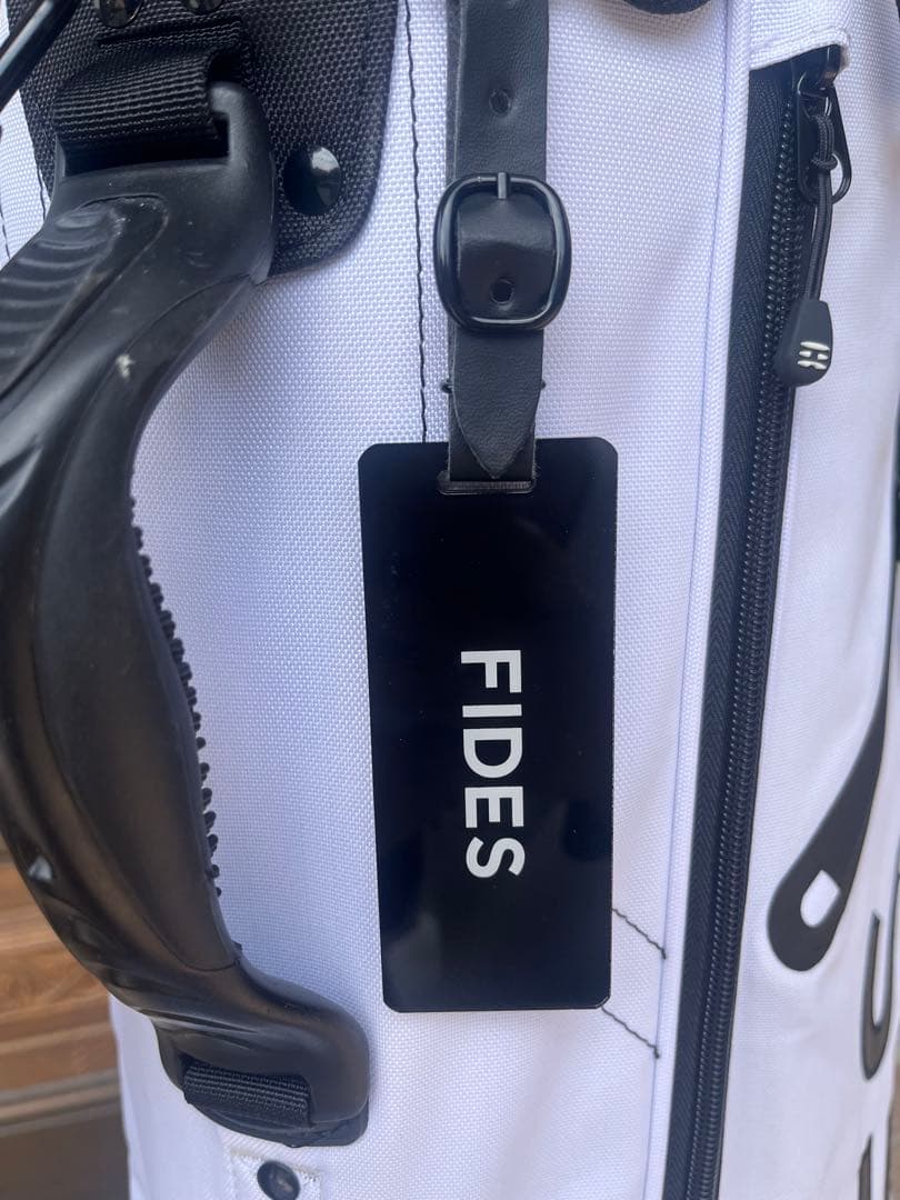 FIDES フィデス　キャディバッグ　ホワイト