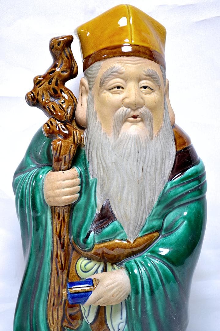 九谷焼寿老人像 置物