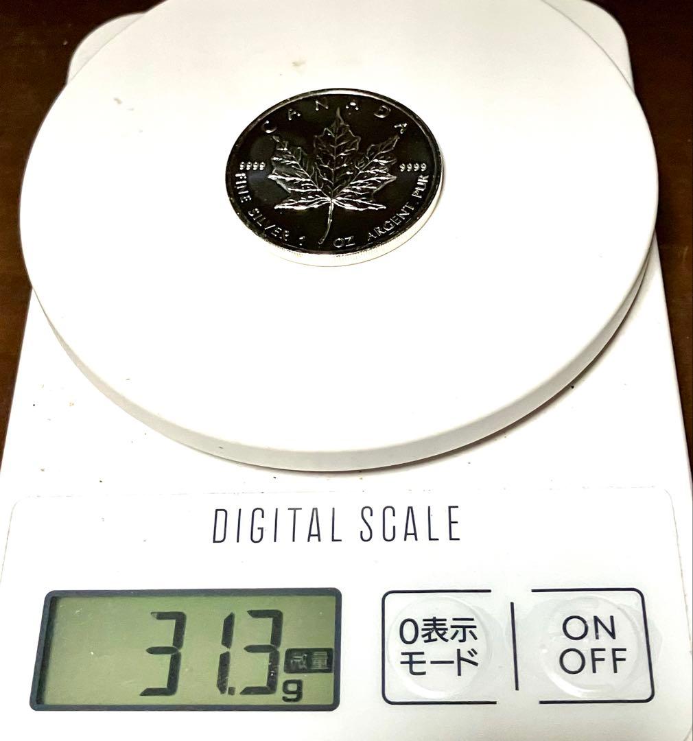 2009年 メイプルリーフ1オンス銀貨 ケース入り