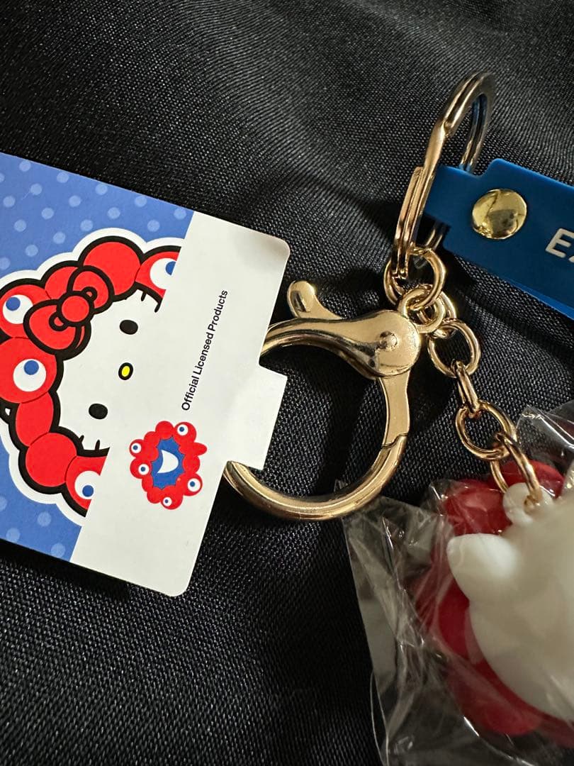 万博　ミャクミャク　キティ　立体　マスコット　キーホルダー　ストラップ　シリコン