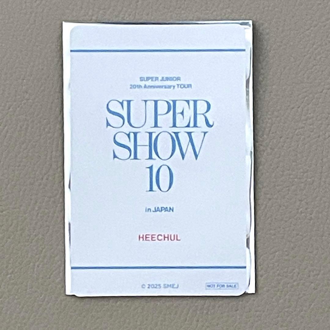 SS10 EC購入特典SUPERJUNIOR トレカ　ヒチョル
