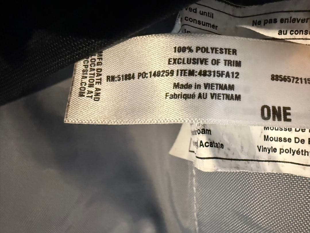 patagonia メッセンジャーバッグ 黒 反射材付き