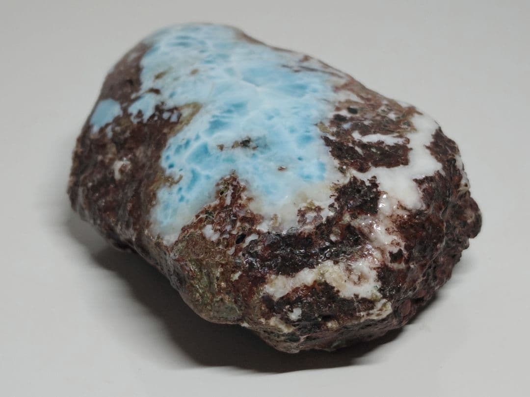 ラリマー 589g 原石 鑑賞石 自然石 誕生石 鉱物 鉱石 水石 インテリア