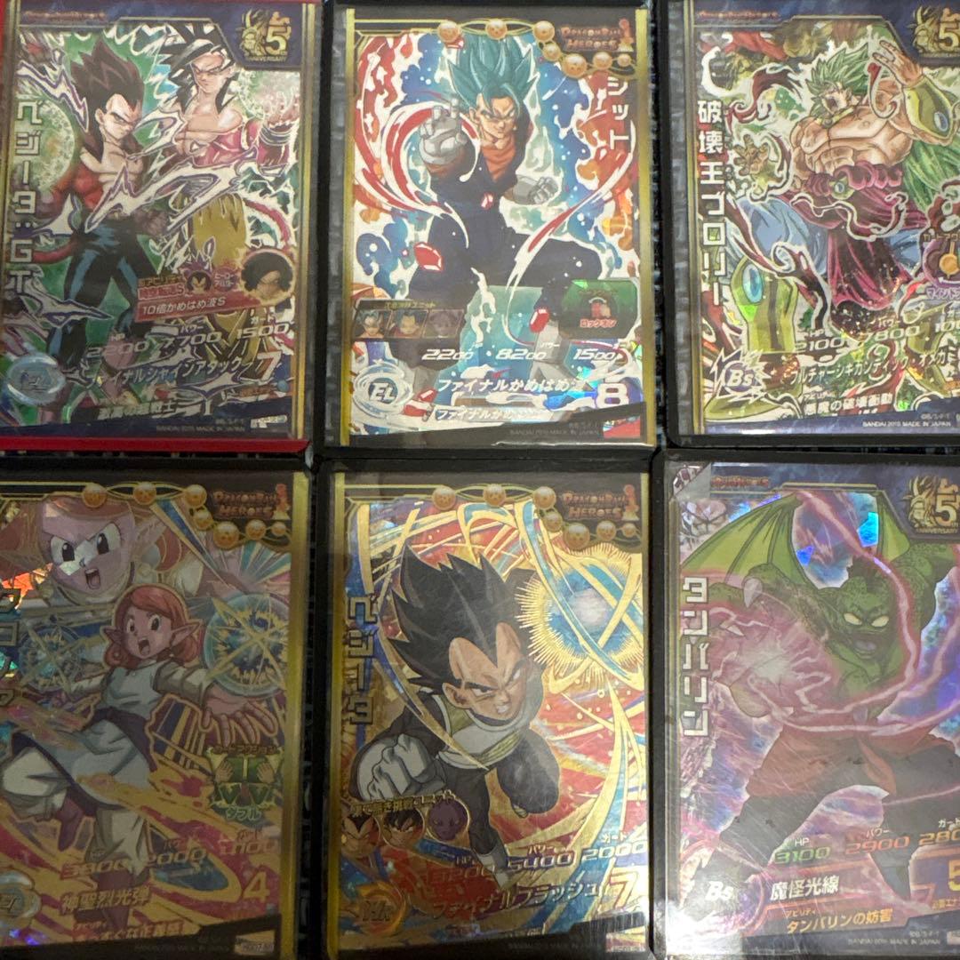 バラ売り可能SDBH SEC/UR 引退セット 5周年ベジーGTゴジータブロリー