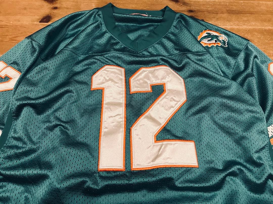 ゲームシャツ 古着 90s Mitchell & Ness マイアミ NFL