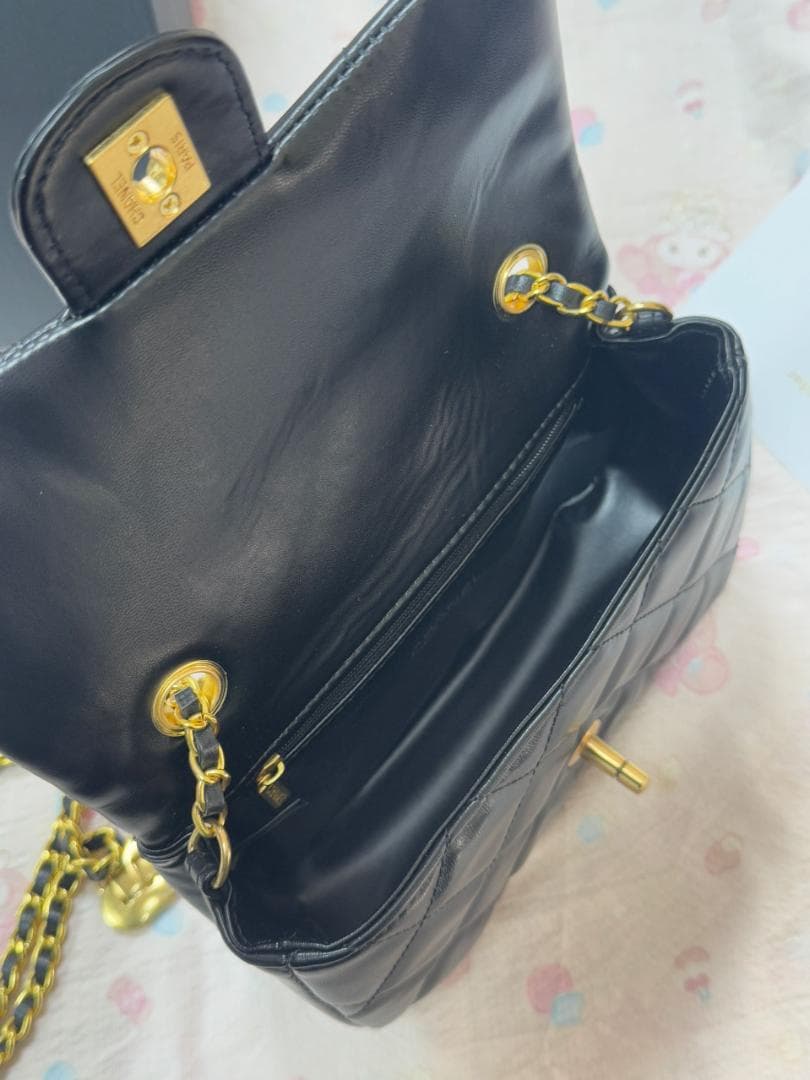 VIP顧客 ★ ブラックレザーショルダーバッグ okda