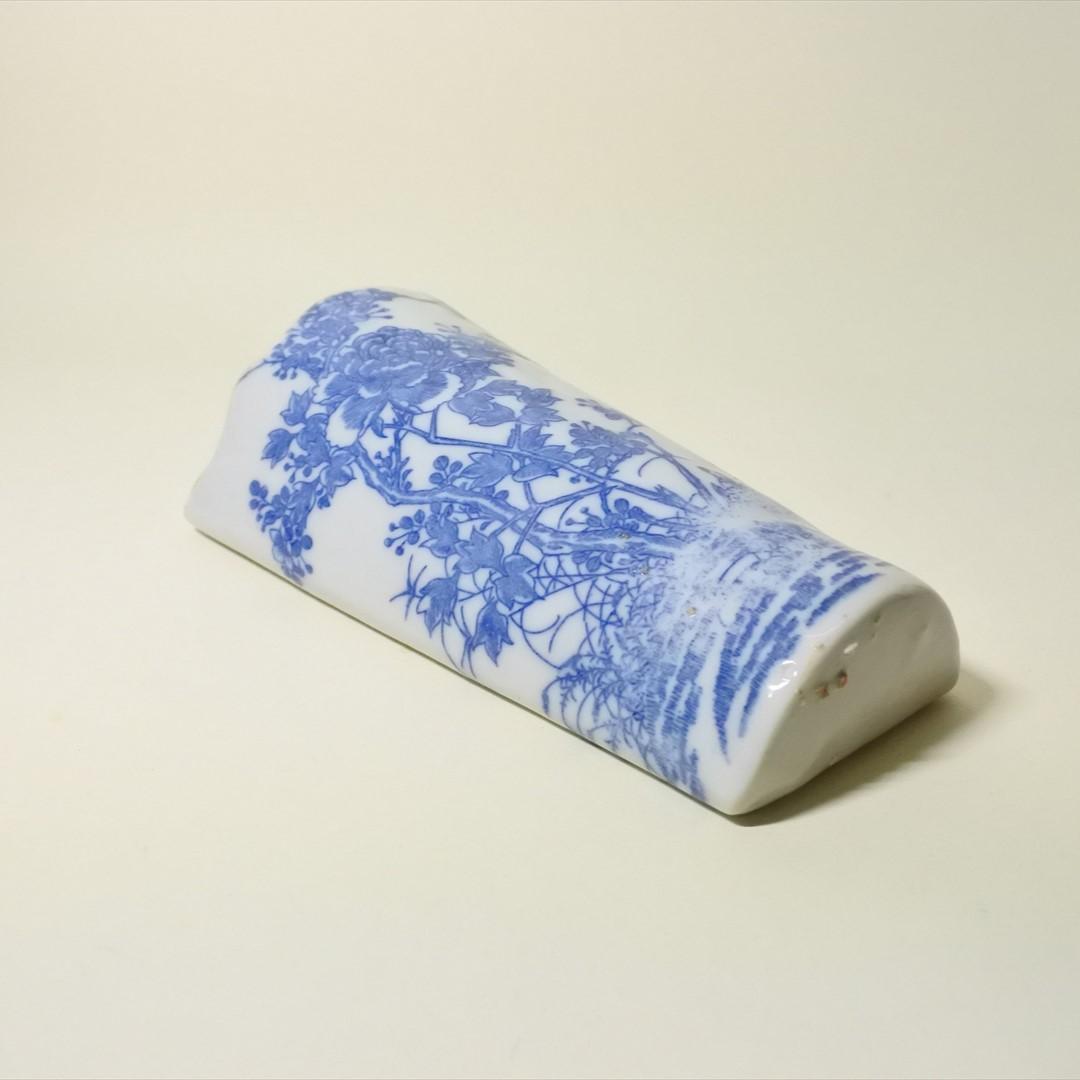 明治時代　印判　掛花生　花入　骨董品　アンティーク　オブジェ a