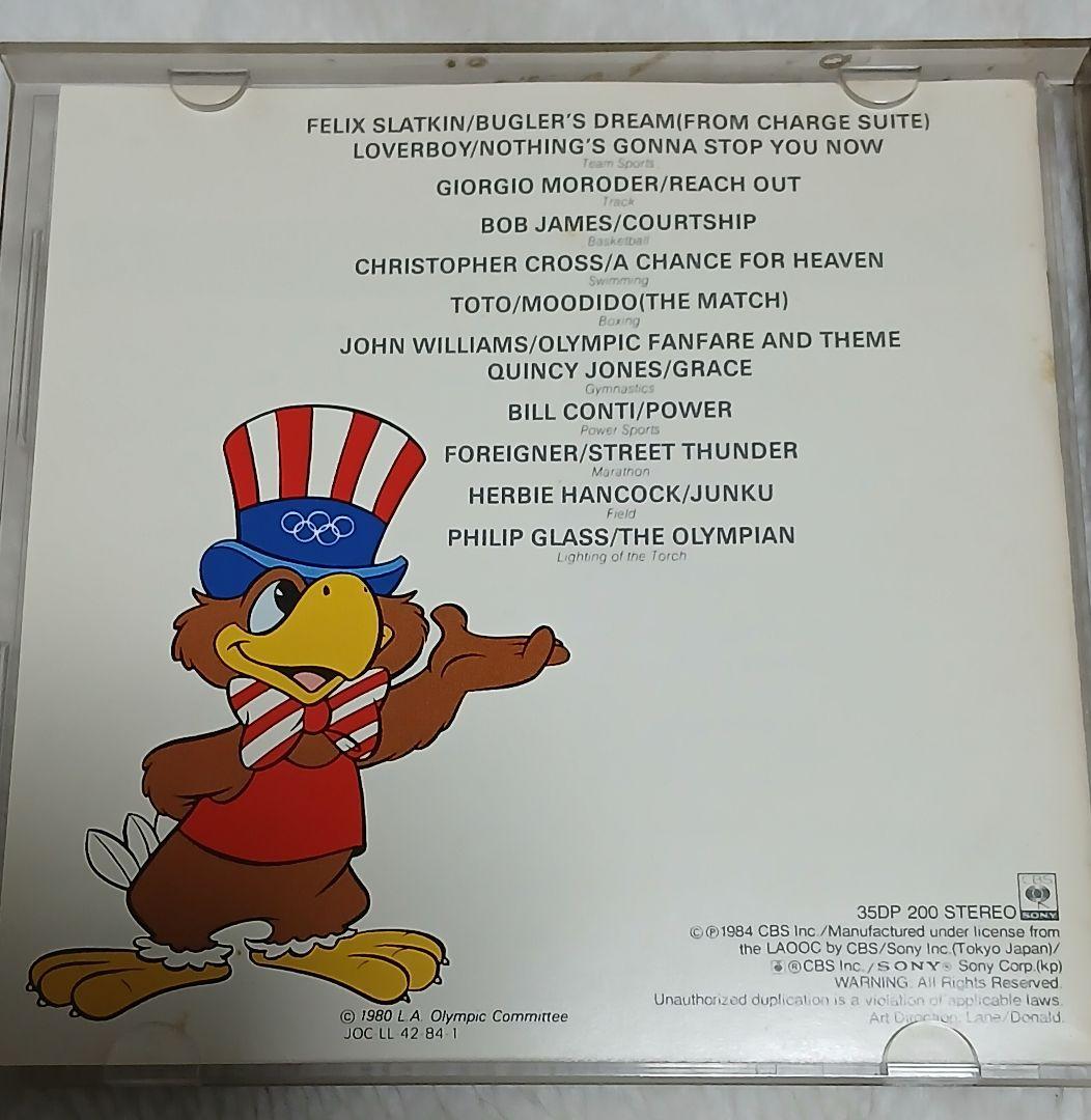 希少　1984年ロサンゼルスオリンピック公式音楽CD　ソニー