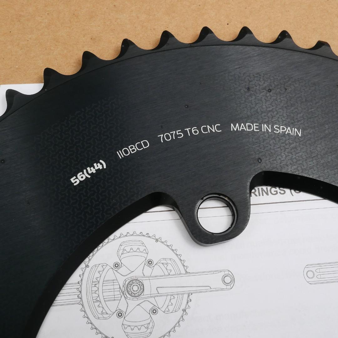 選手支給品 Rotor エアロラウンド アウターリング 56T シマノ対応 プロ