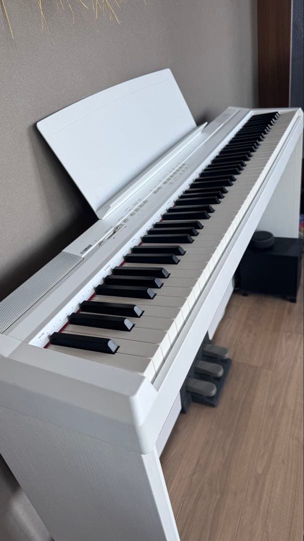 YAMAHA 電子ピアノ デジタルピアノ P-105 ホワイト