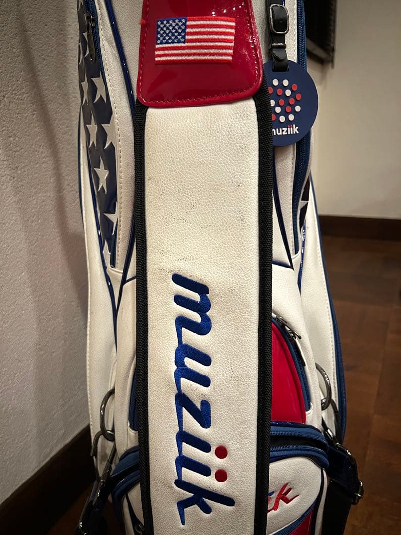 muzik ゴルフバッグ・キャディバッグ 星条旗デザイン