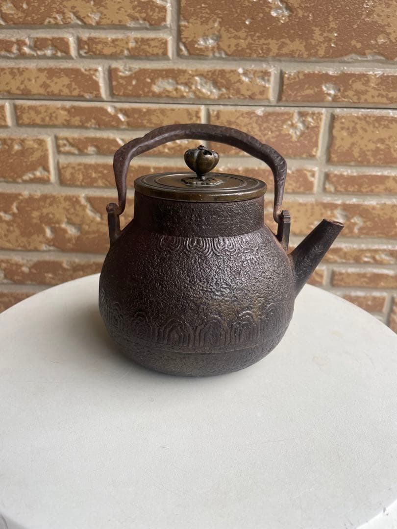 【骨董品】 龍文堂 鉄瓶