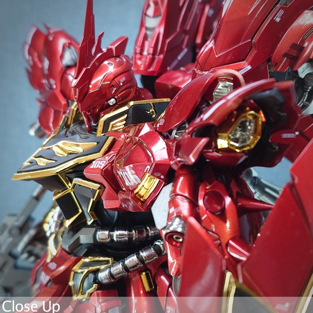 MG シナンジュ \"匠studioカスタム\" 1/100 キャンディ塗装完成品