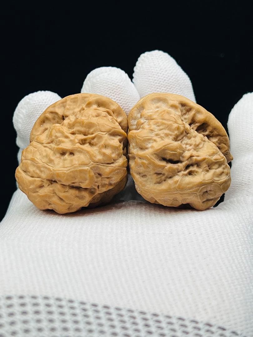 文玩堂：文玩核桃蝦蟇頭一筋（42mm）特卖