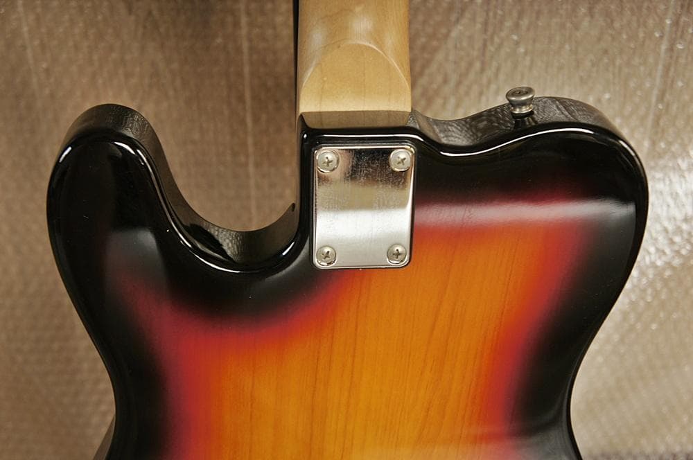 Playtech Telecaster エレキギター サンバースト 置き台付き