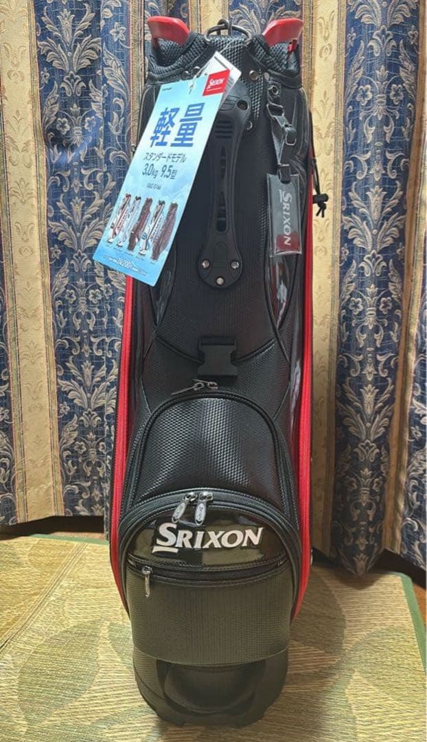 ピロSRIXON ゴルフキャディバッグ 9.5型　3kg ボールおまけ