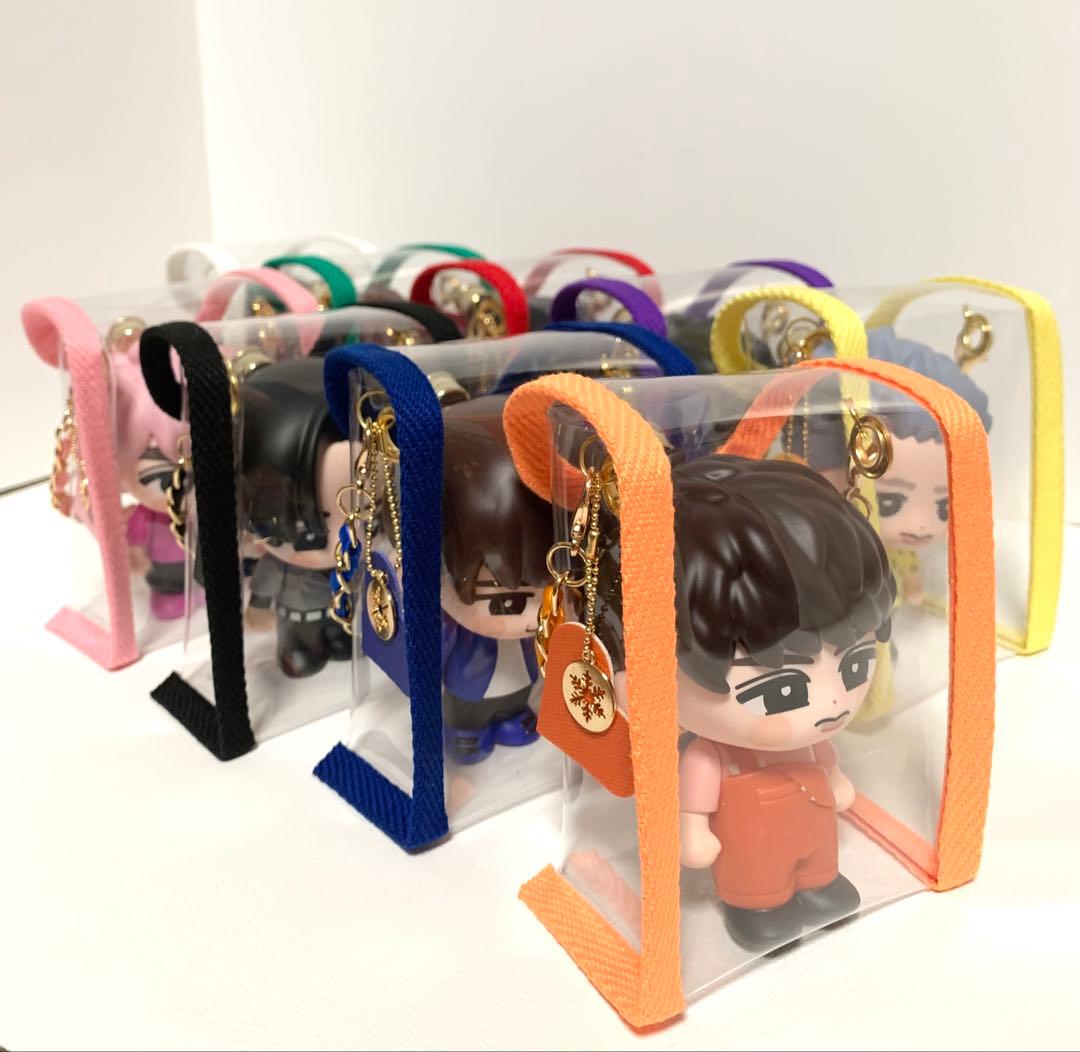ピンクのキュピ　すのチルソフビポーチ　2体用　黒　Man 目黒蓮