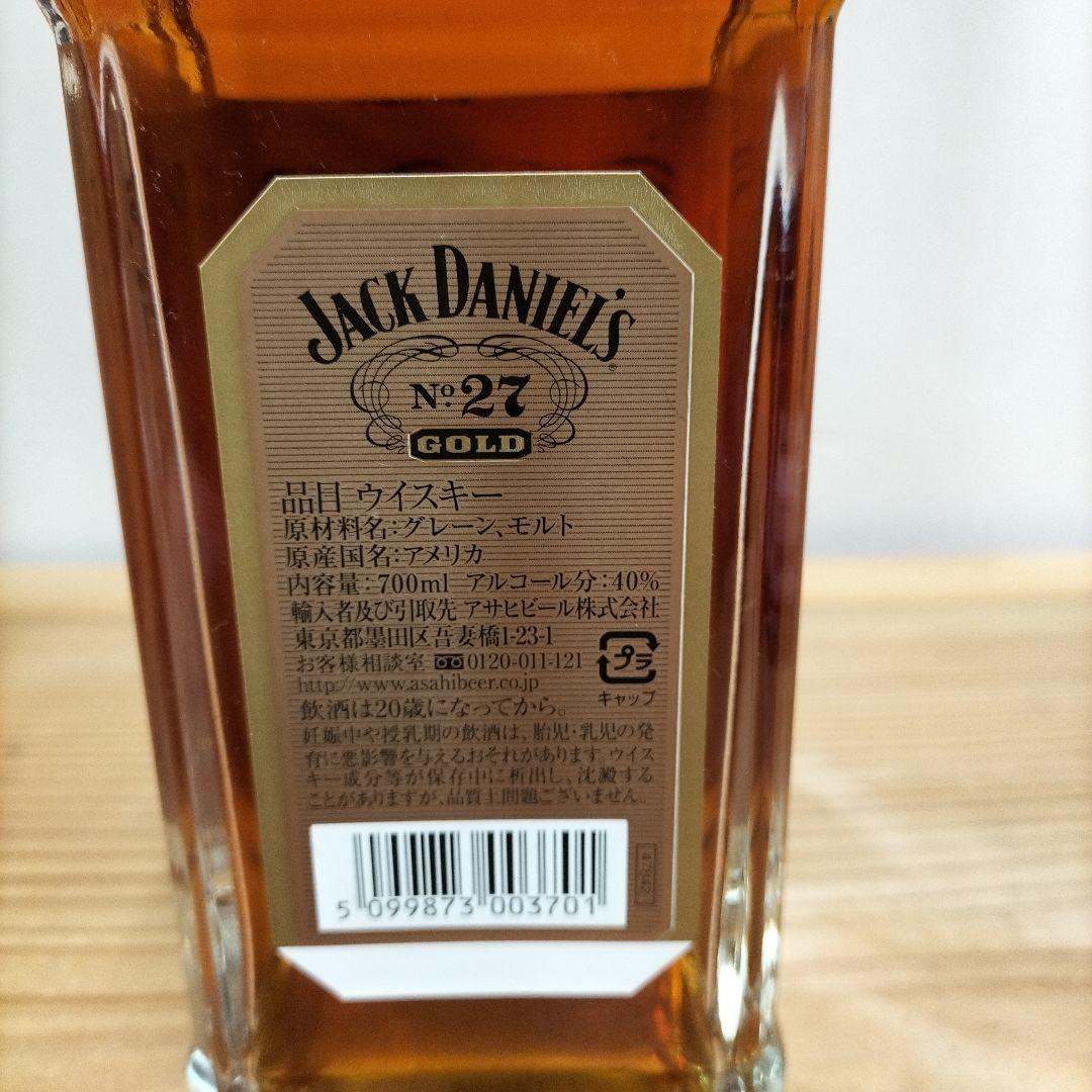 ✿これびん✿　新品、未開封　ジャックダニエル　No27 ゴールド