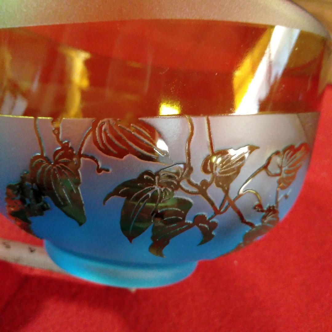 硝子抹茶茶盌