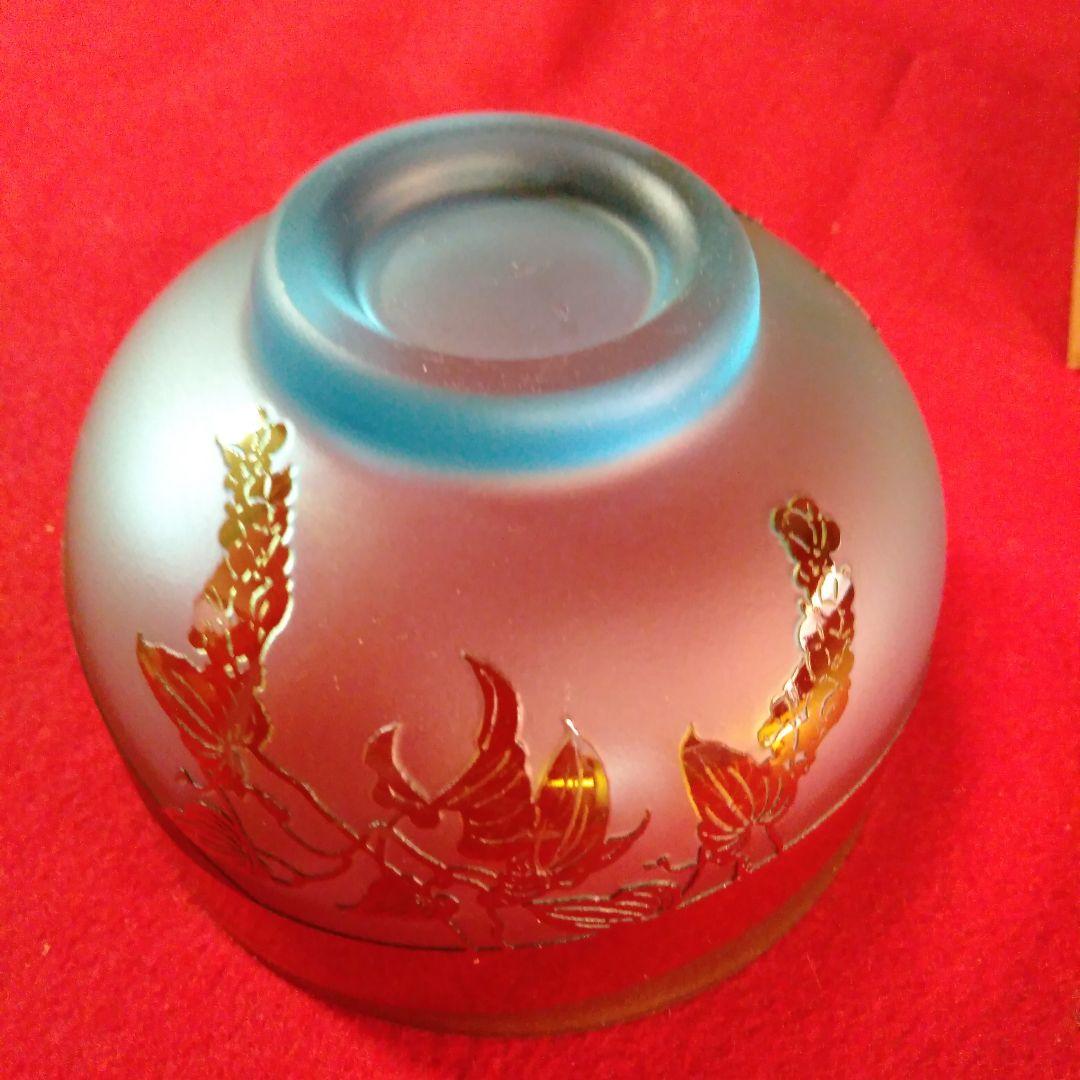 硝子抹茶茶盌