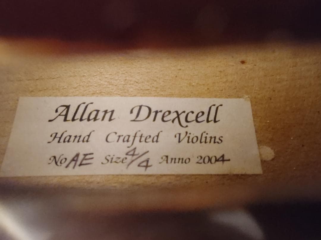 【送料無料】バイオリンセット 4/4 大人用 Allan Drexcell