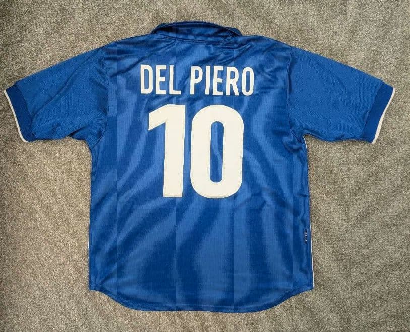 98 イタリア代表 ホーム 半袖 10 デルピエロ ユニフォーム