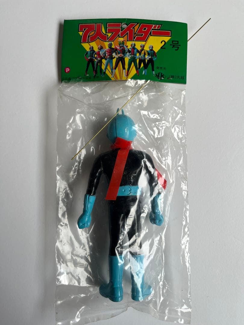 仮面ライダー　ミニソフビ　5体セット 昭和レトロ ポピー