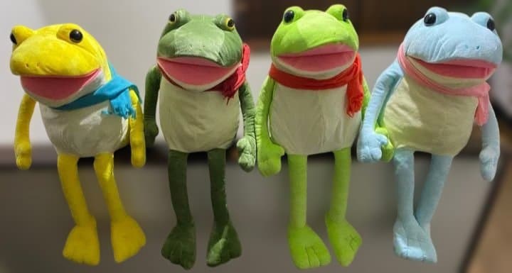 おとぼけケロピョン　ほんわかマフラー　4種　ウルトラBIG
