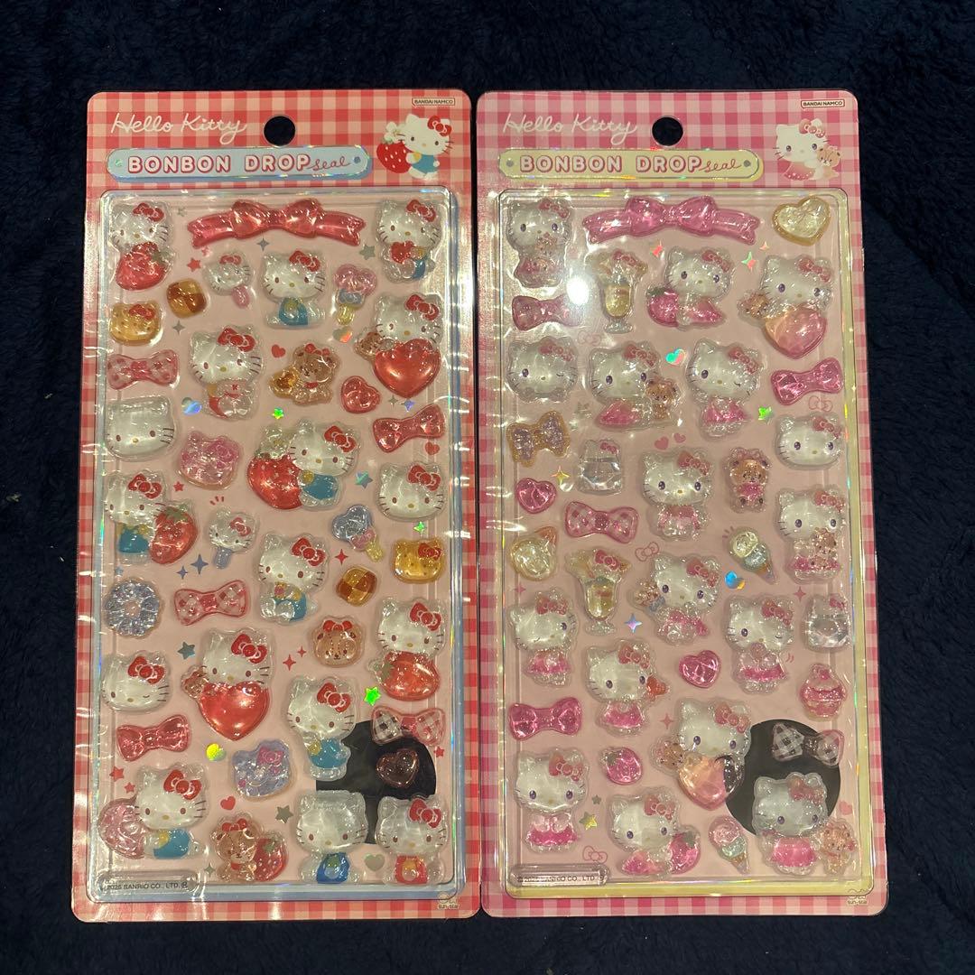 【正規品】【店頭購入】サンリオ ボンボンドロップシール 第二弾 8枚セット