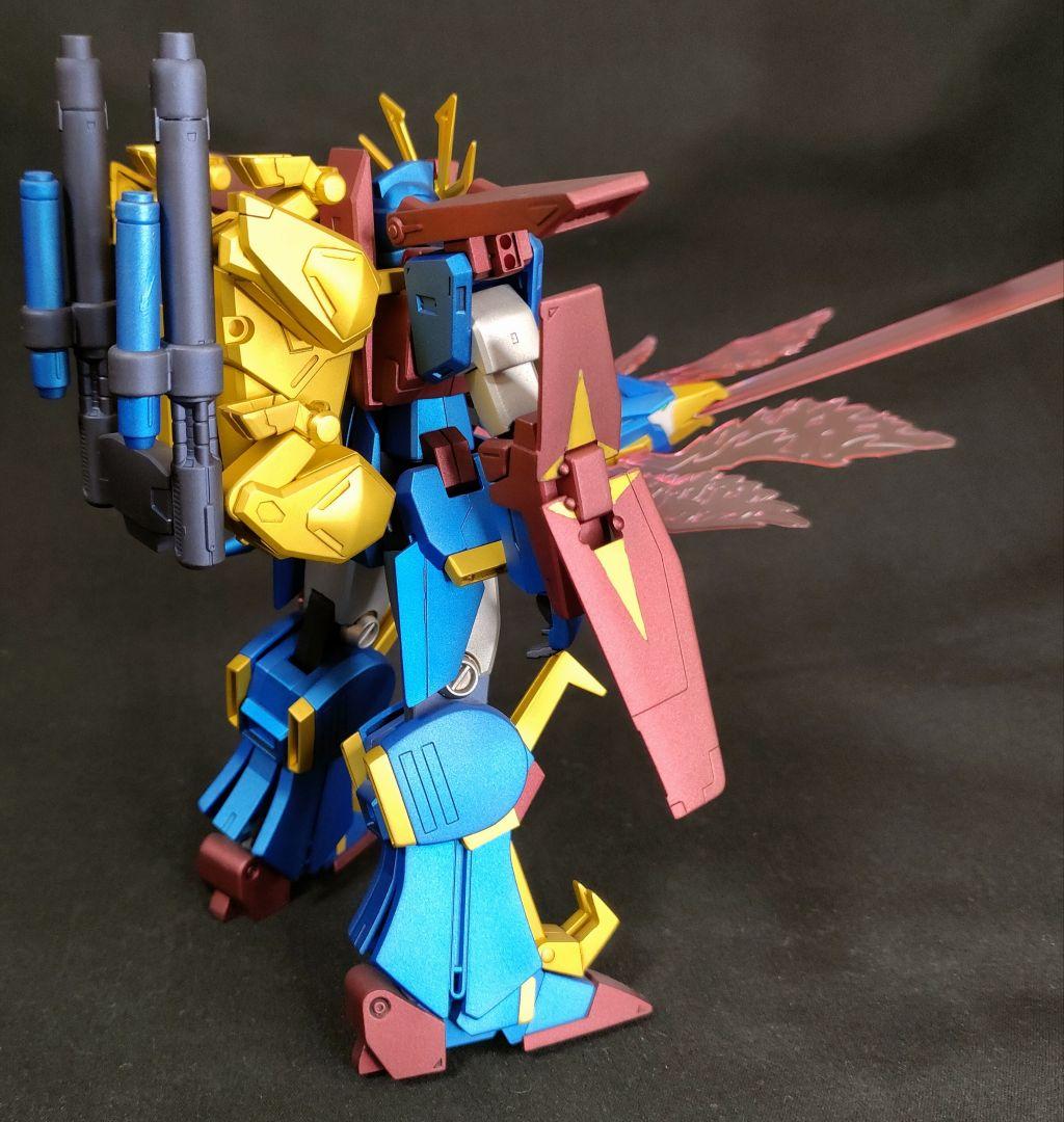 ガンプラ 塗装済 完成品 HGBF 1/144 ガンダムトライオン３