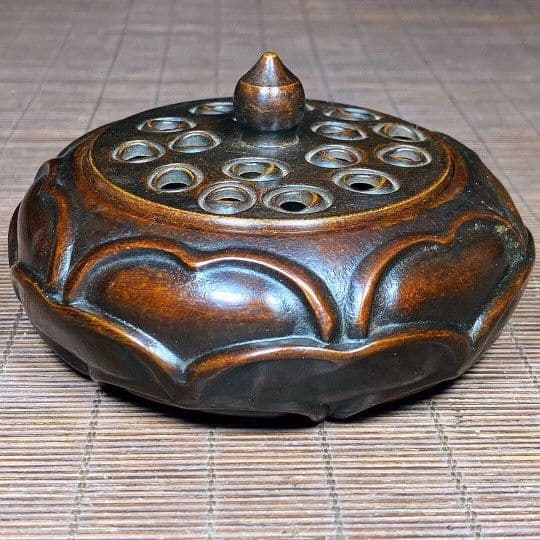 蓮華香炉 銅香炉 茶道具 香道具 仏具 工芸品 置物