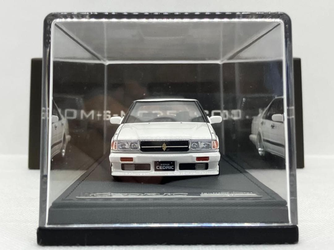 ★1/43★ニッサン セドリック グランツーリスモ SV★Y31★ホワイト★日産