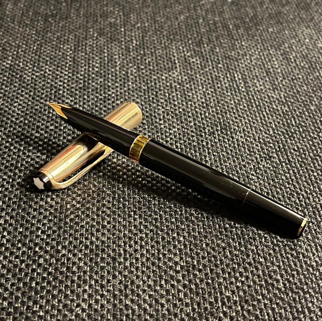 美品 モンブラン 72 ブラック F 万年筆