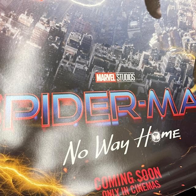 スパイダーマン ノーウェイホーム マーベル ドクターストレンジ 映画館 ポスター