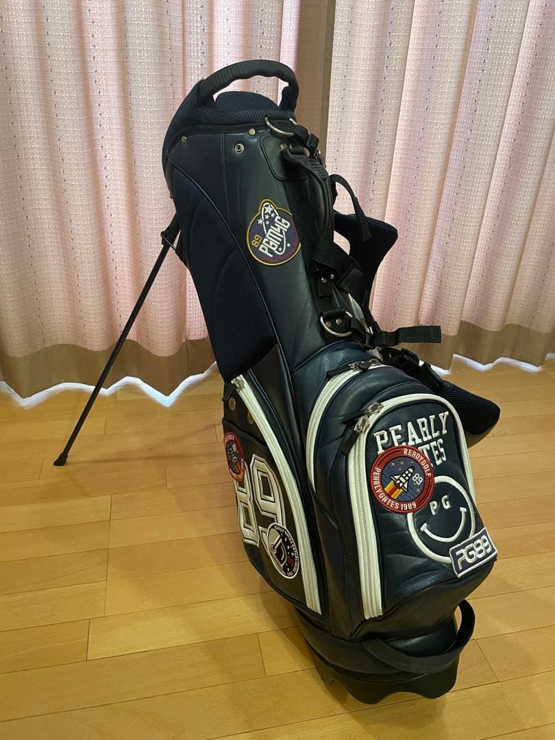 【週末限定】【限定モデル】PEARL GATES ネイビー キャディバッグ