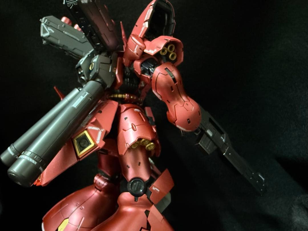 RG サザビー　完成品　全塗装　赤バンダイ