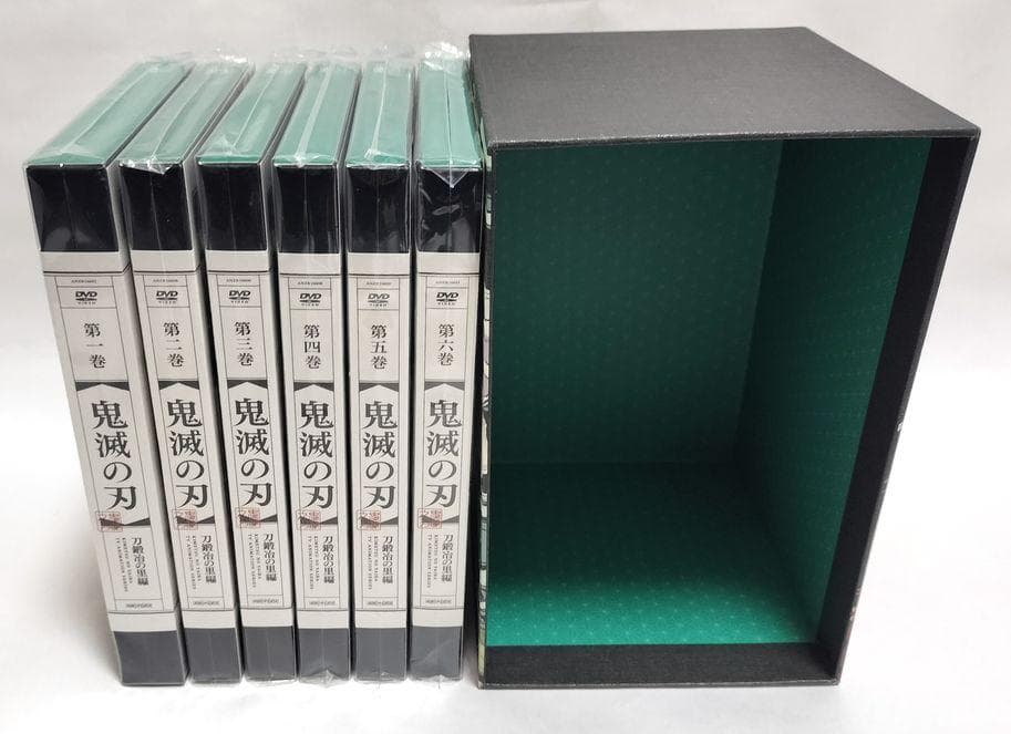 収納BOX(わずかなスレ有)付完品♪ 鬼滅の刃 刀鍛冶の里編 6巻S DVD