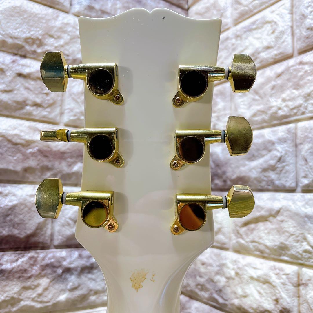 【音出し確認済み】メイソン　エレキギター　レスポール　ホワイト