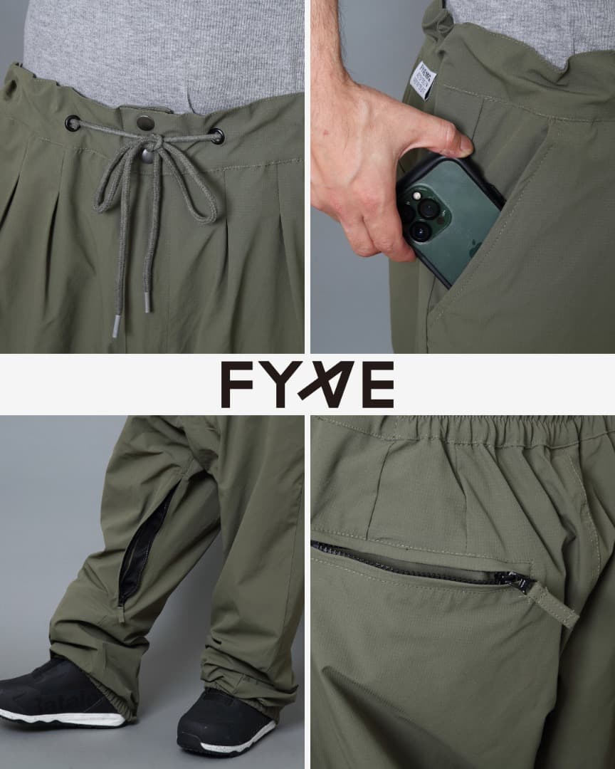 FYVE スノーボードウェア 日本限定 新品 セットアップ ［新品］M グレイ