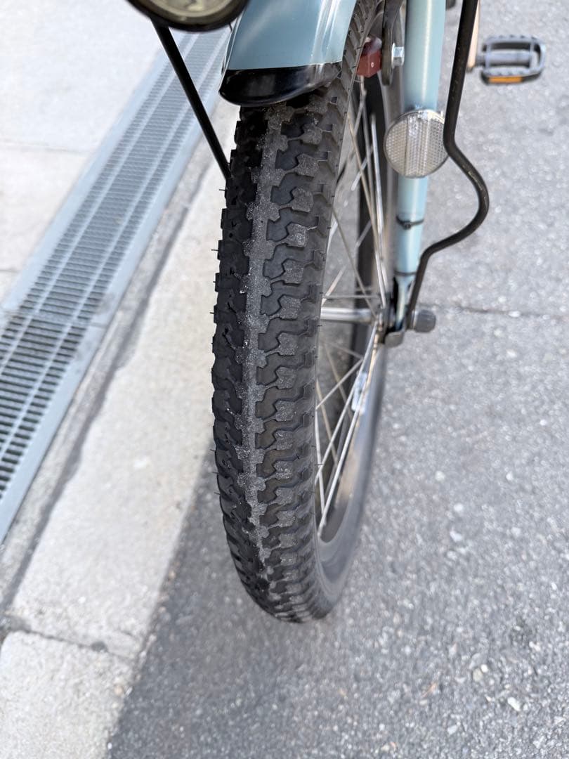 子供乗せ　ヤマハ　水色 電動アシスト自転車 チャイルドシート付き