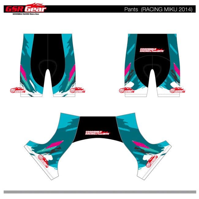 【未使用】レーシングミク 2014　サイクルジャージEDGE2 上下セット【L】