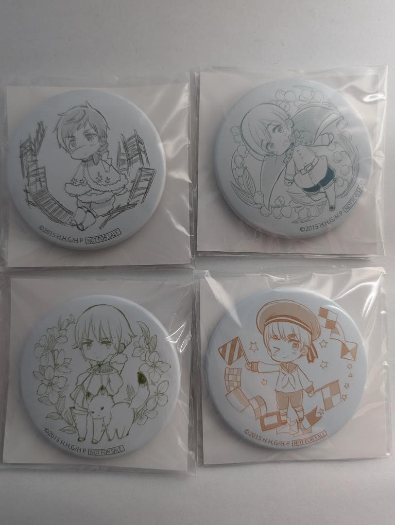 【未開封】ヘタリア The World Twinkle 特典缶バッジ