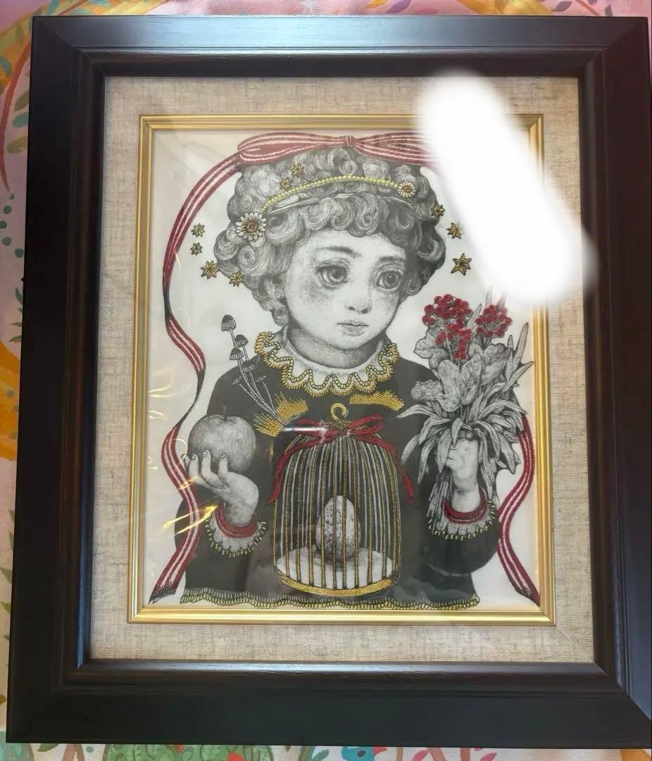 お値下げ中‼️超希少品　刺繍入り　ヒグチユウコ　サイン入り 栞紐　特装版