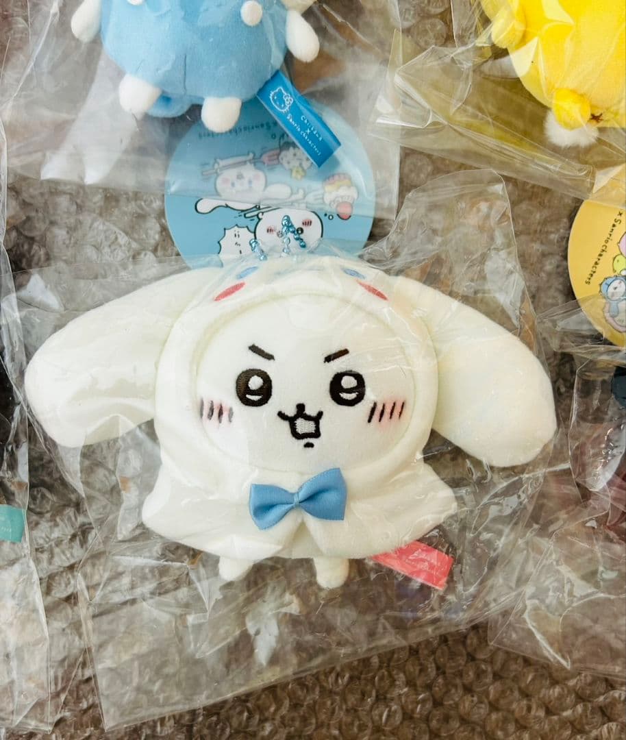 ちいかわ×サンリオキャラクターズ ぷちミニマスコット 7種 第１弾 新品未開封