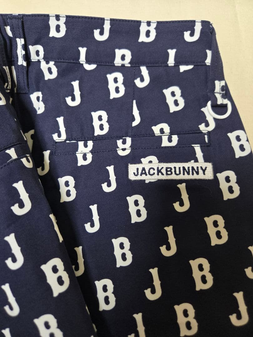 ジャックバニー　ネイビー　ゴルフウェア　パンツ　5　サイズ　L