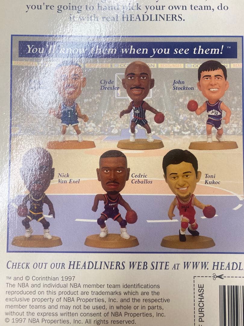 NBA ヘッドライナーズ フィギュア 5体セット