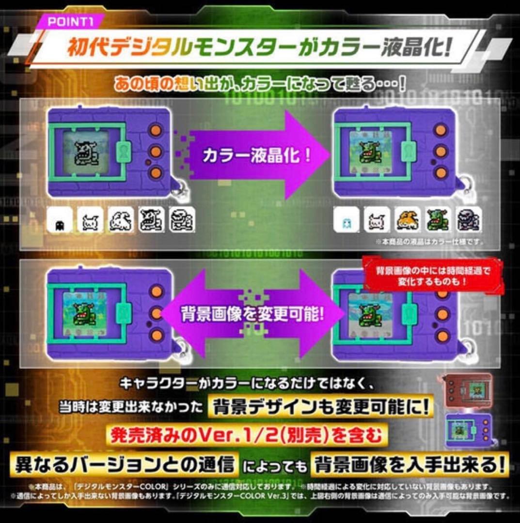 【まとめ買いで割引】デジタルモンスターCOLOR ver5 クリアグリーン