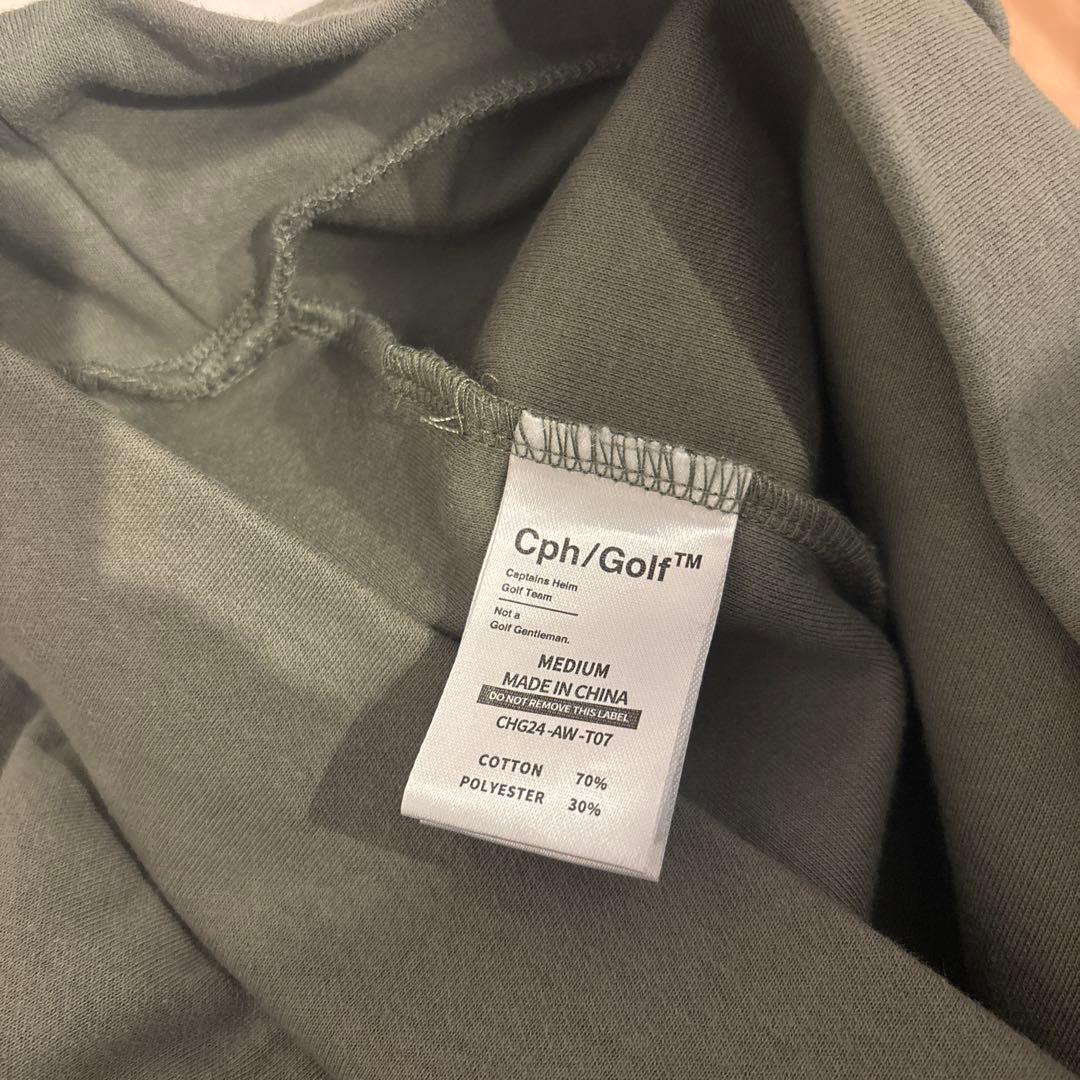 Cph/Golf ハーフジップ セーター M カーキ